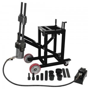 Мобилна пневматично - хидравлична преса за шенкели 75 тона HW-5050