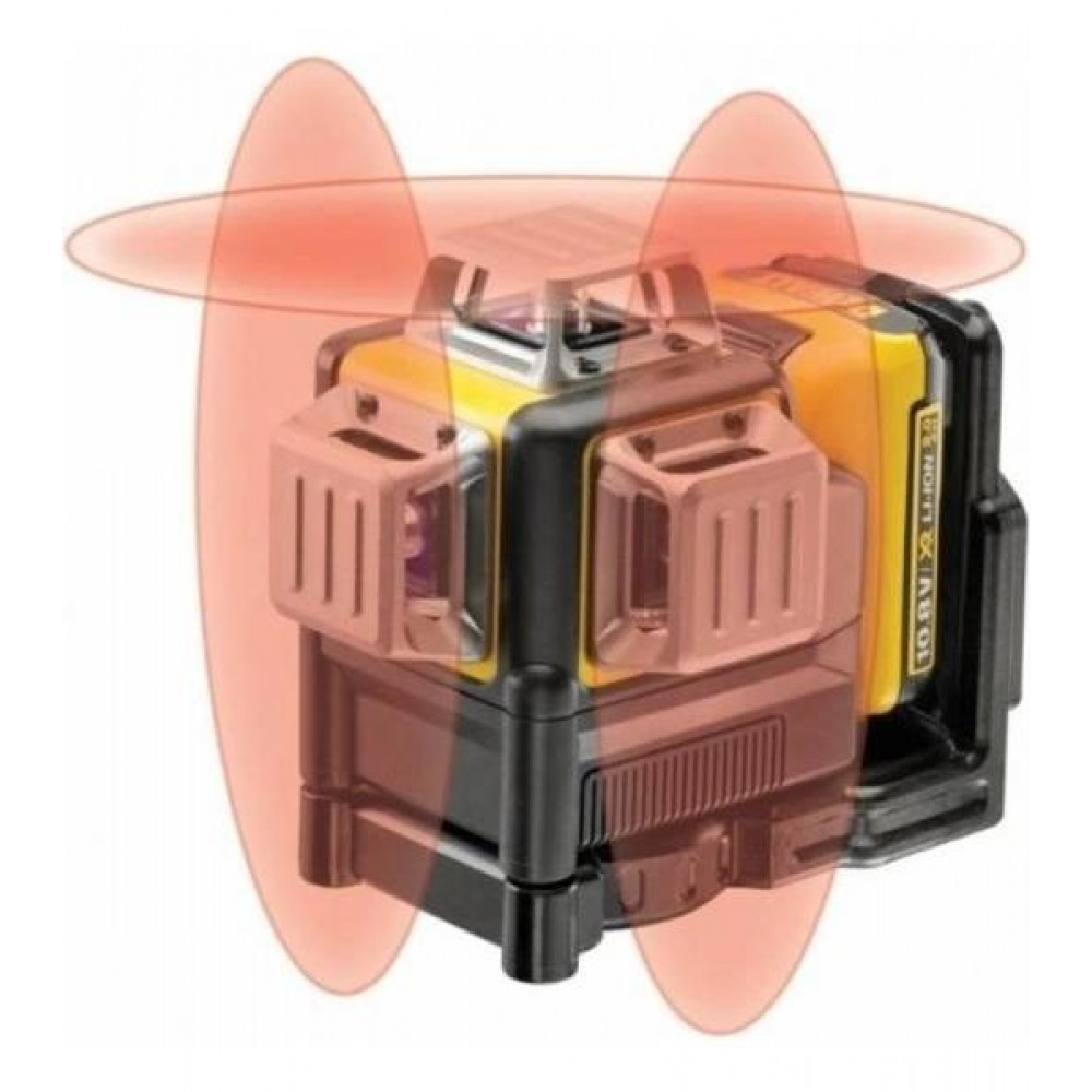 Нивелир лазерен,  линеен 360° , батерия 10.8V , зарядно , куфар, DeWalt DCE089D1R