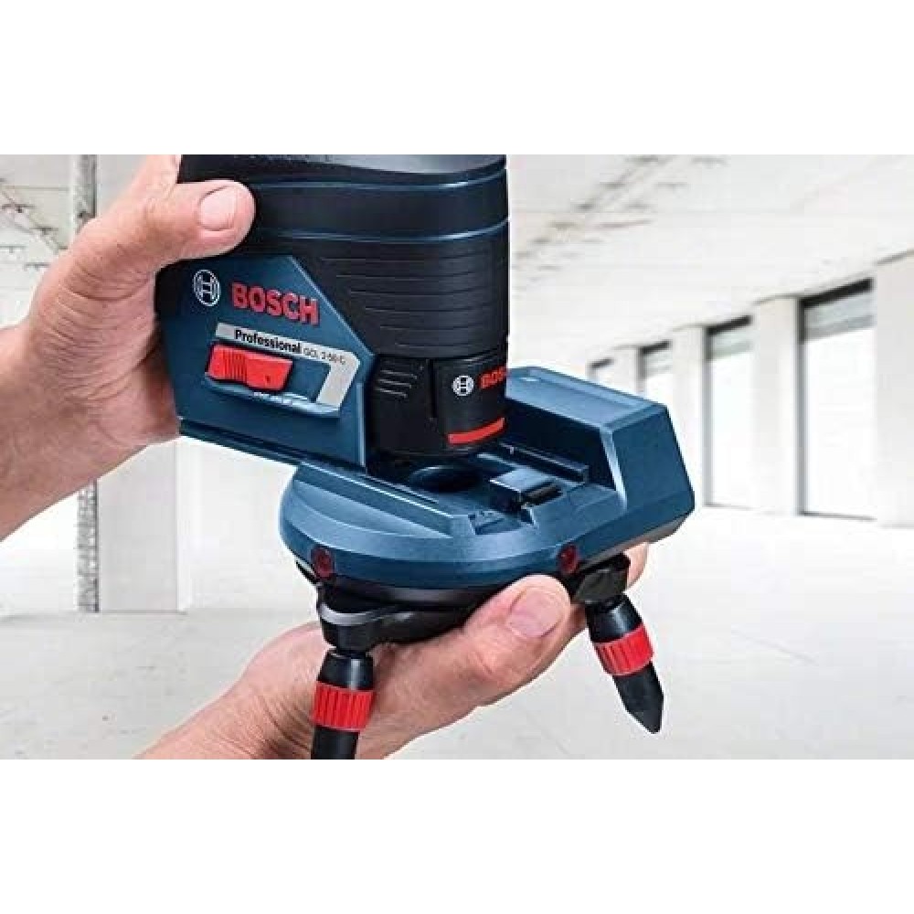 Нивелир лазерен, линеен, точков, 50.0 м, 0.3 мм/ 1 м, 0 601 066 G00, Bosch GCL 2-50 C Professional