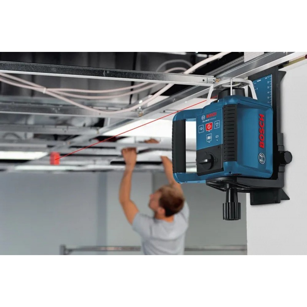 Нивелир лазерен, ротационен, 061599403Y, Bosch GRL 300HV Set