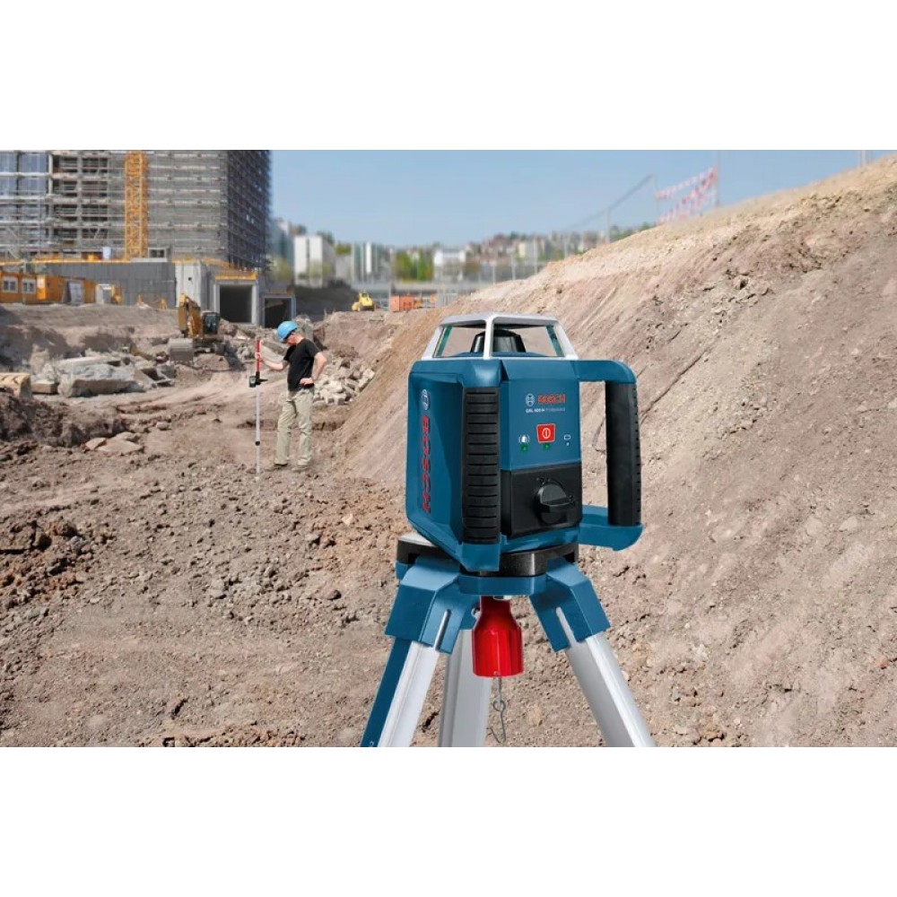 Нивелир лазерен, ротационен, 400.0 м, 0.80 мм, 0 601 061 800, Bosch GRL 400 H Professional