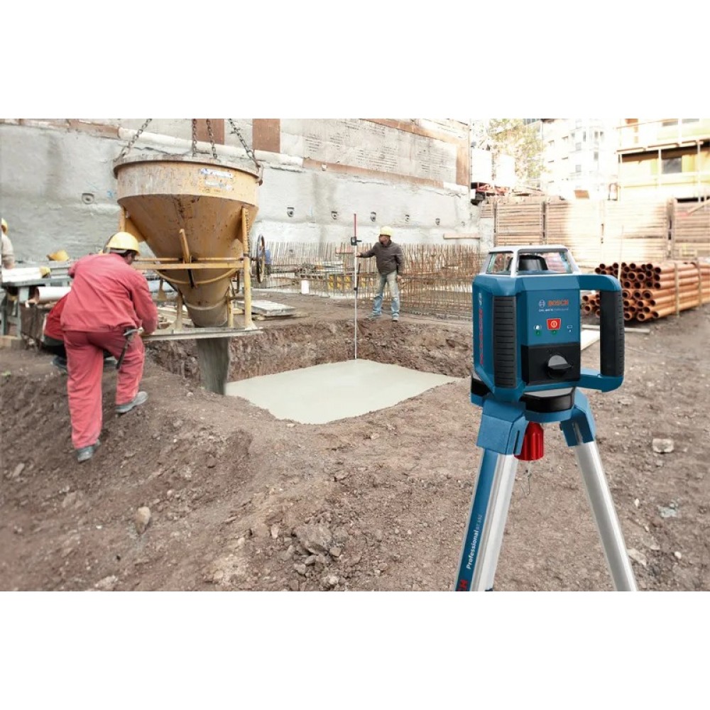 Нивелир лазерен, ротационен, 400.0 м, 0.80 мм, 0 601 061 800, Bosch GRL 400 H Professional