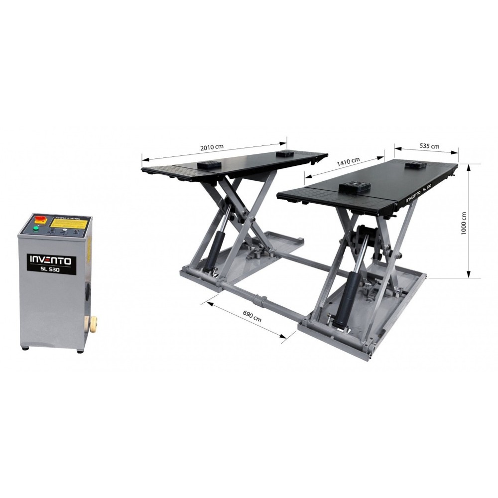 Ножичен подемник до 3000 кг., 400 V, до 1000 мм. - KON-SL130P