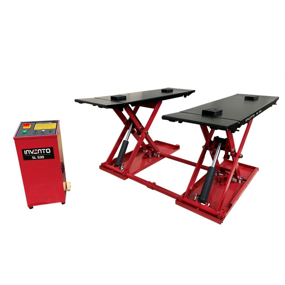 Ножичен подемник до 3000 кг., 400 V, до 1000 мм. - KON-SL130P-RED