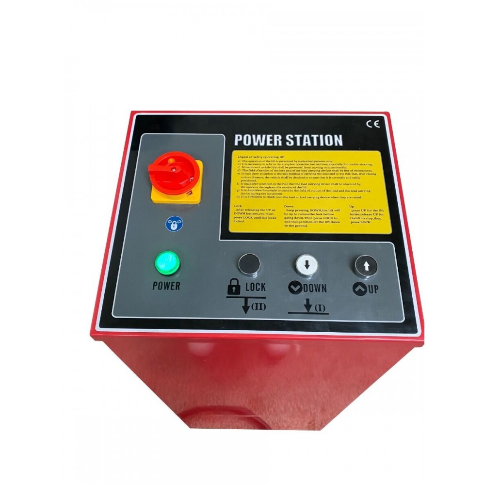 Ножичен подемник до 3000 кг., 400 V, до 1000 мм. - KON-SL130P-RED