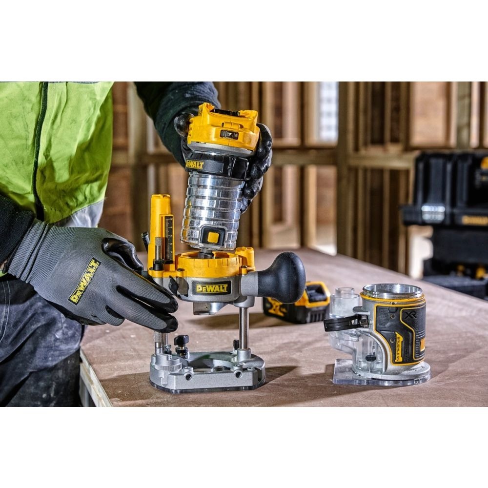 Оберфреза ръчна, комбинирана 18 V, 16 000-25 500 об./мин, ф 6.35 мм, DeWalt DCW604P2