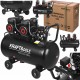 Обезшумен безмаслен компресор за въздух 100 литра 2x2200W - KD4083