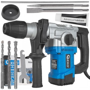 Електрически перфоратор 1010 W, 4 J, SDS+, с аксесоари - G80707