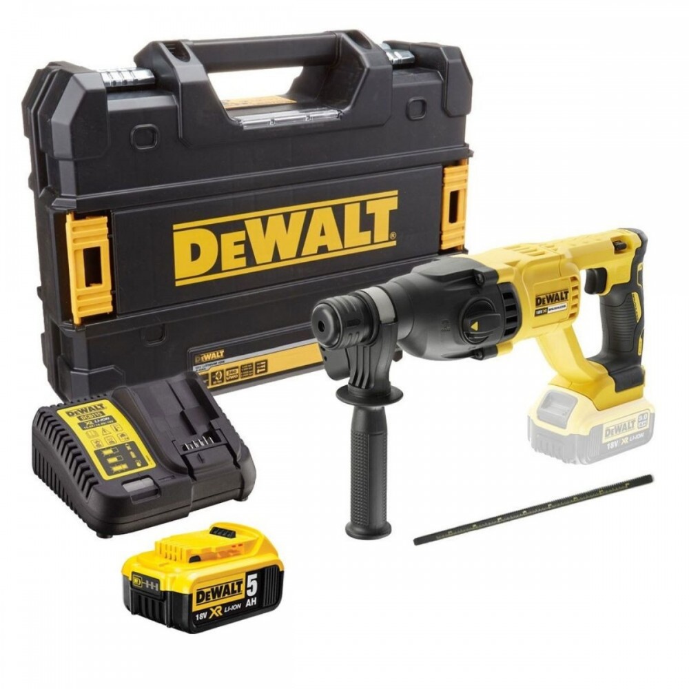 Перфоратор, акумулаторен 18 V, SDS-plus, 2.6 J, DeWalt DCH133P1