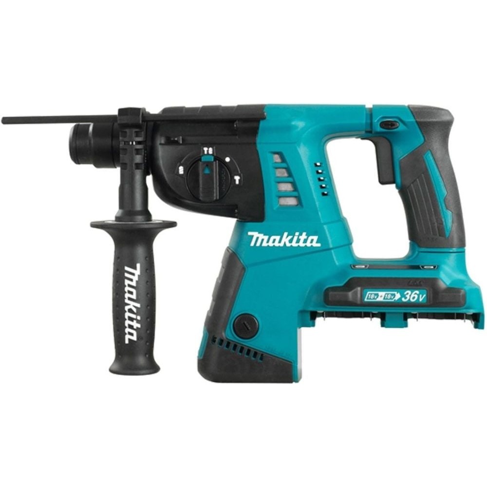 Перфоратор акумулаторен със SDS plus 18 V + 18 V, Makita DHR263Z