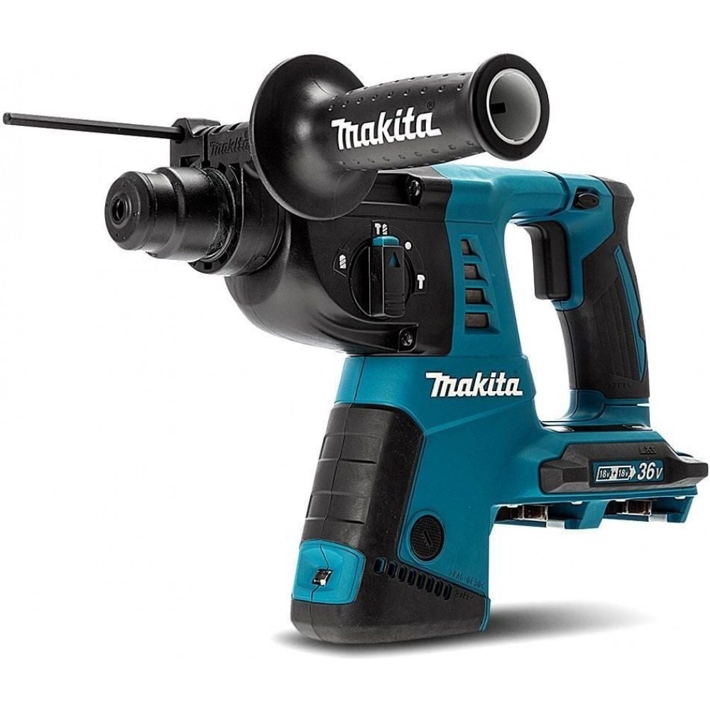 Перфоратор акумулаторен със SDS plus 18 V + 18 V, Makita DHR263Z