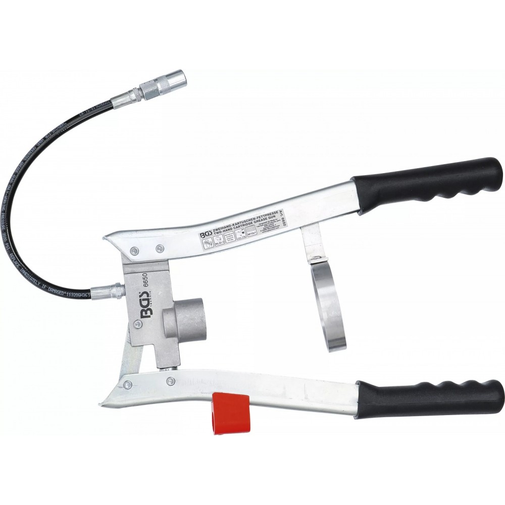 Пистолет за гресиране, двуръчен, 400 бара, 500 гр. - BGS6650