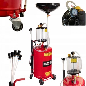 Пневматична масларка за източване на масло 80 литра INVTO03