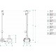 Пневматично-хидравличен крик, двустъпален 40/20 тона - CAYAK-215N