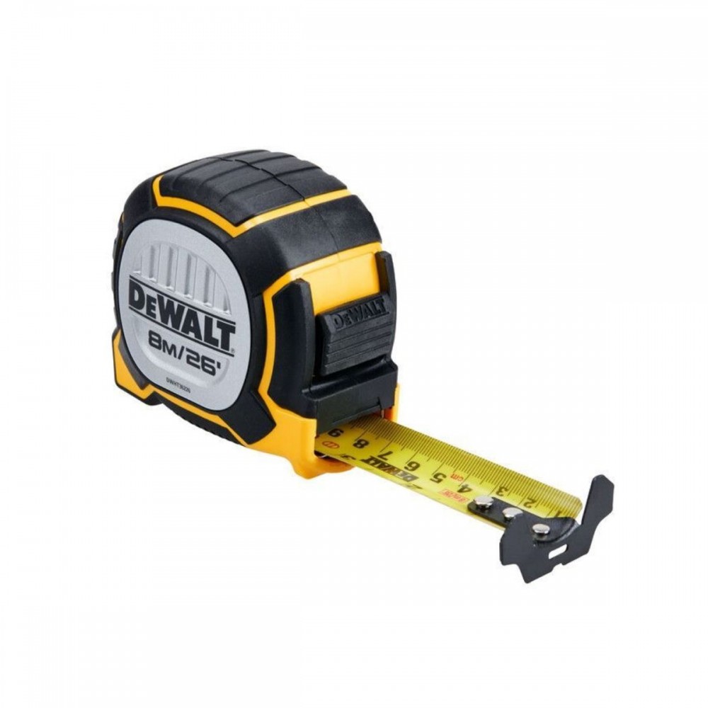 Противоударна ролетка 8 м, 32 мм, DeWalt DWHT36226S