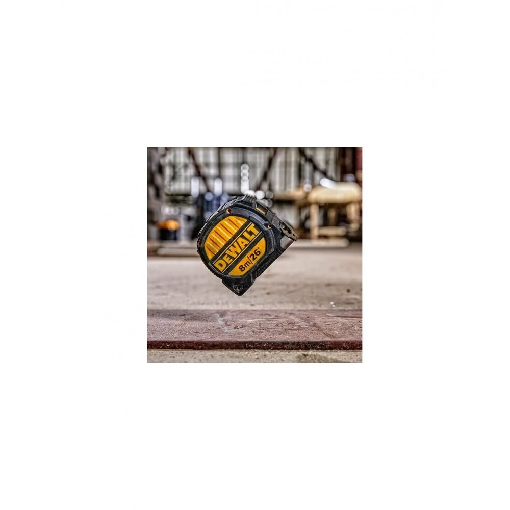 Противоударна ролетка с гумено покритие 8 м., DeWalt DWHT0-36115
