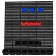 Стенен органайзер с 83 контейнера за съхранение, 78 X 78 см - KD11864