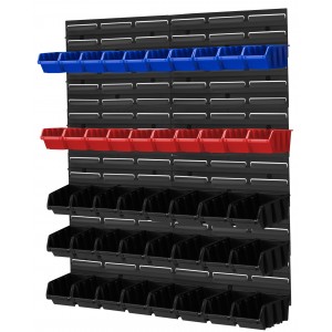 Стенен органайзер с 83 контейнера за съхранение, 78 X 78 см - KD11864