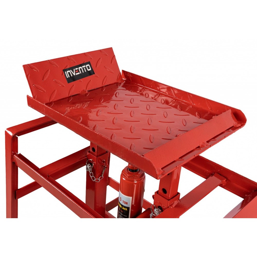Метална автомобилна рампа с хидравличен крик, 2 тона - INVTJ17