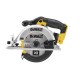 Ръчен акумулаторен циркуляр, 18V XR, 165 мм, DeWalt DCS391NT