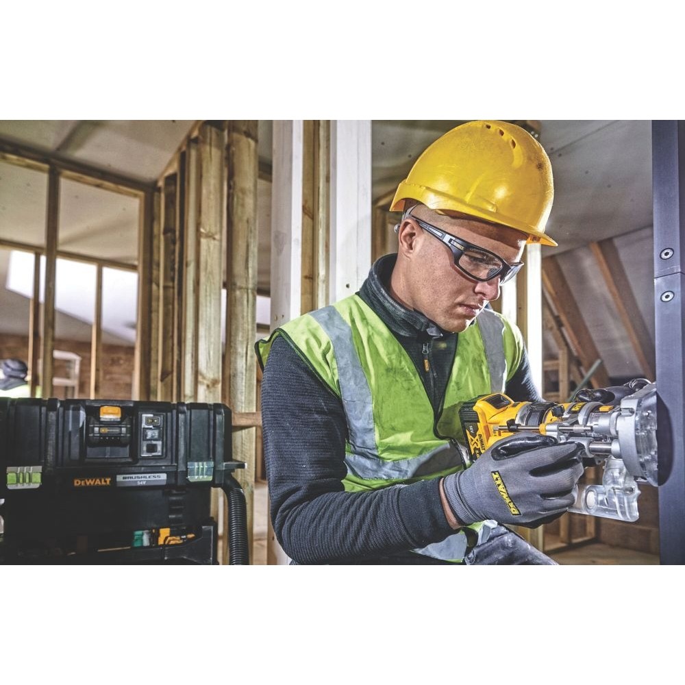 Ръчна комбинирана oберфреза, 18.0 V 6.35 мм, 16 000-25 500 об./мин, Li-Ion, DeWalt DCW604NT