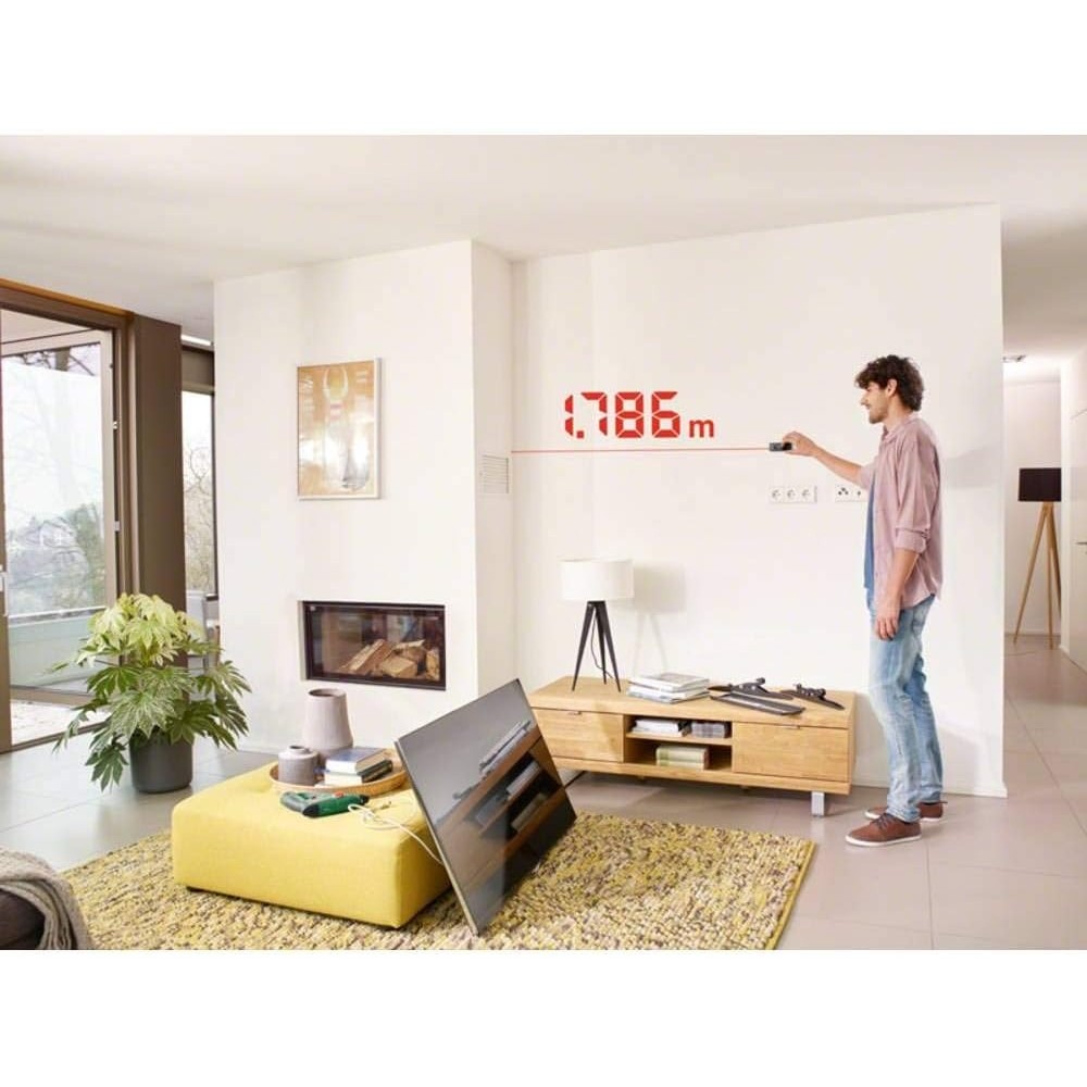 Ролетка лазерна, противоударна, 0.15- 20.00 м, +/-3.0 мм, 603672421, Bosch ZAMO