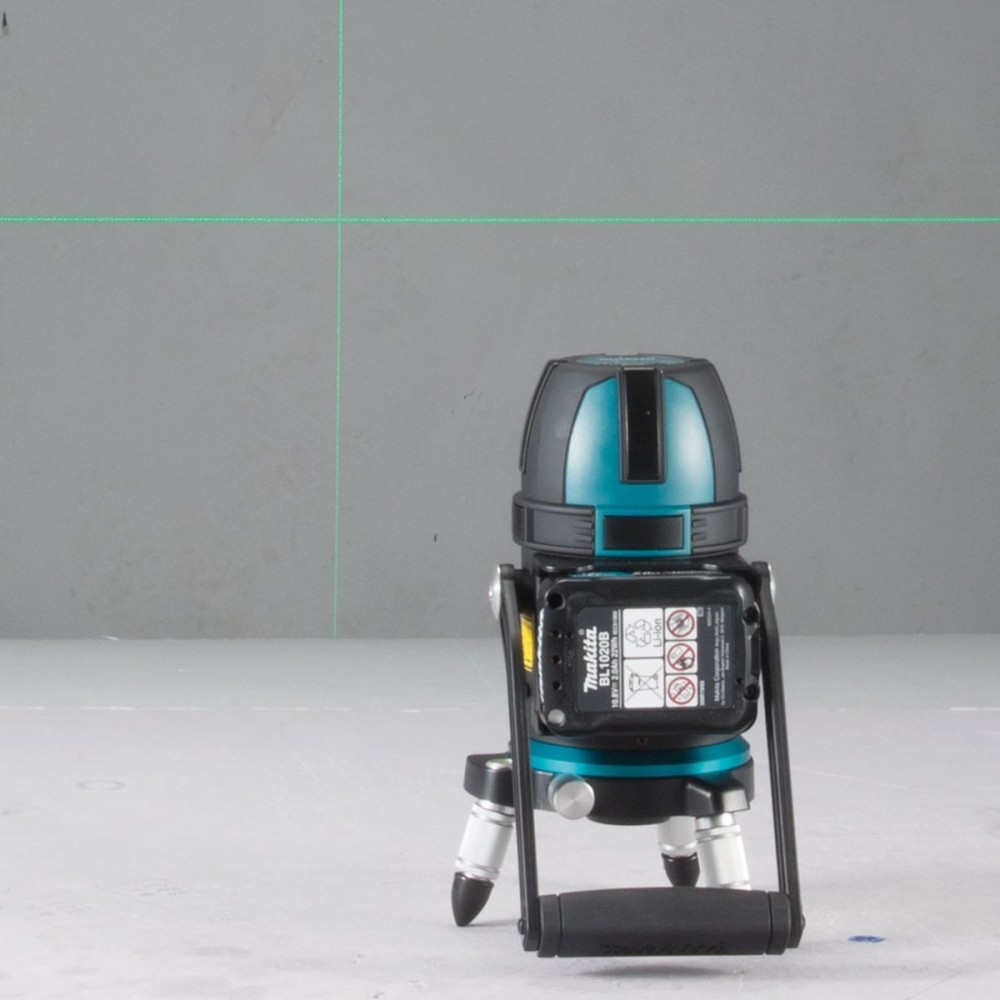 Ротационен лазерен нивелир 3 линии, зелен, Makita SK312GDZ
