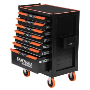 Количка / мобилен шкаф за инструменти, със 7 чекмеджета - KD1079
