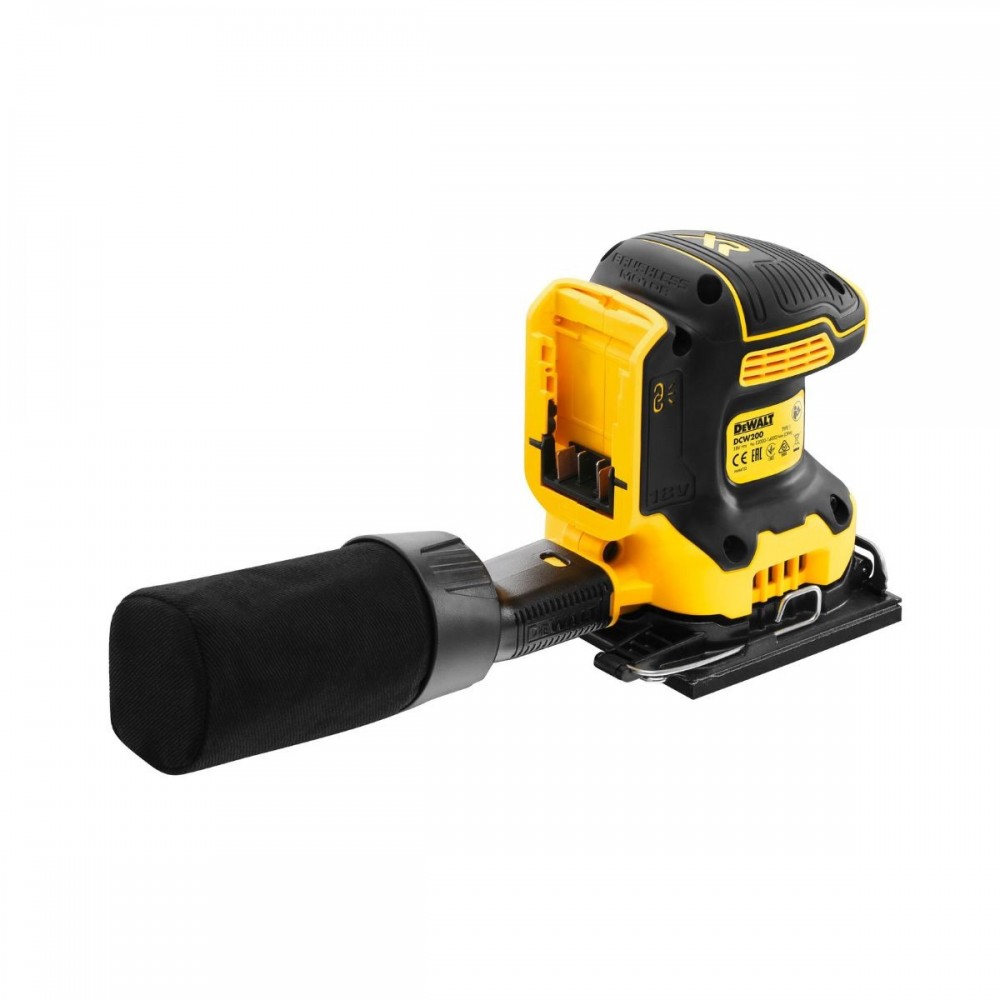 Шлайф вибрационен 18 V, 108 x 115 мм, DeWalt DCW200P2