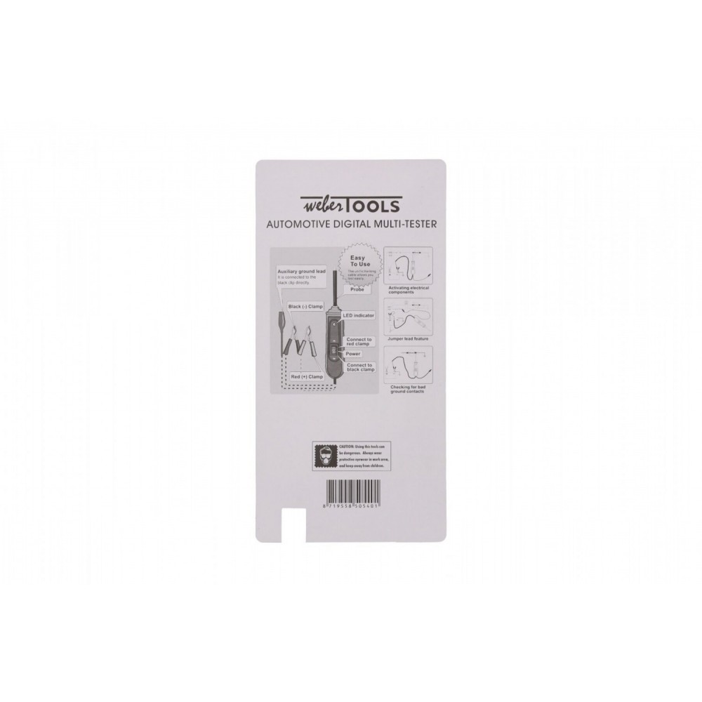 Цифров мултитестер за автомобили 6–24V, 8A - BGS-W-WT418