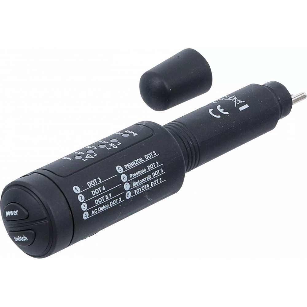Тестер за спирачна течност DOT 3, DOT 4 и DOT 5.1 - BGS67242