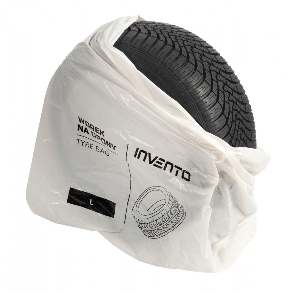 Чанти за гуми PROFI, 10 броя, 100x100 см, бели - 583-1000-PROFI-10
