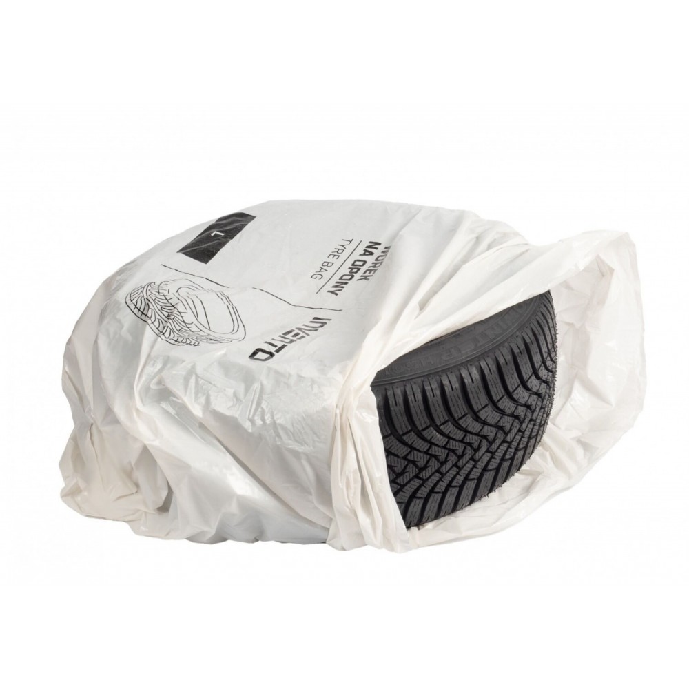 Чанти за гуми PROFI, 10 броя, 100x100 см, бели - 583-1000-PROFI-10