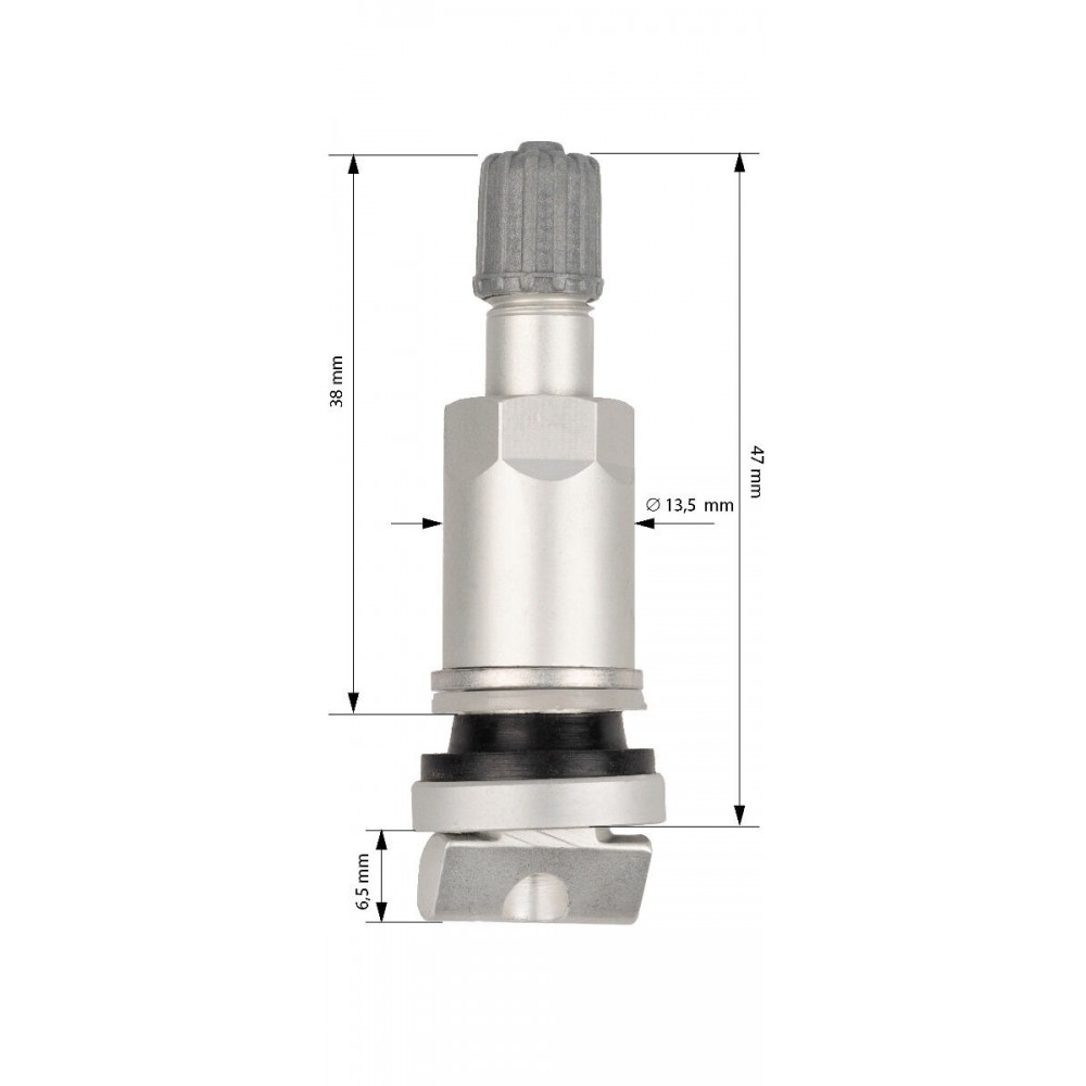 TPMS алуминиев вентил за OEM Conti/VDO TG1C сензор - 562-3907