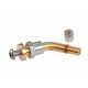 TPMS месингов вентил за сензор за гуми на камиони - 562-3915W