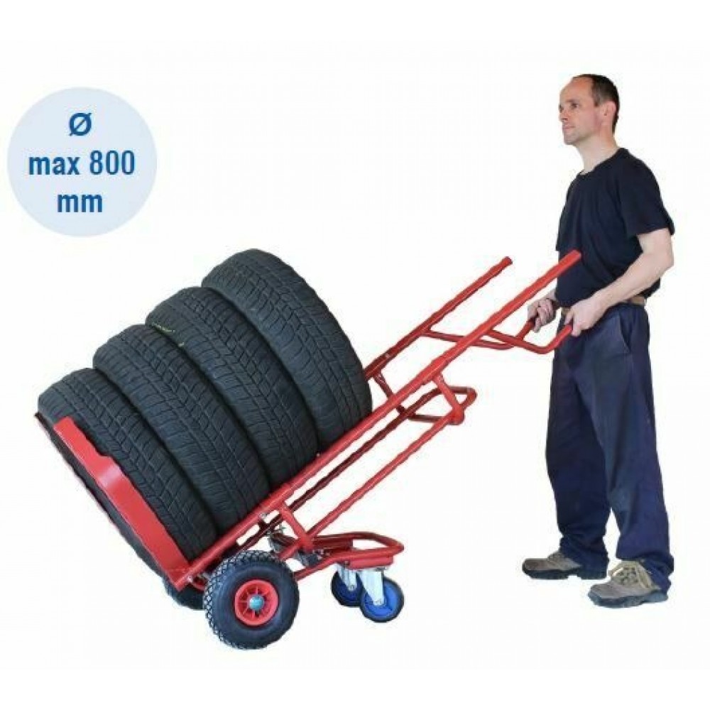 Транспортна количка за джанти и гуми до 150 кг., с 4 колела - W-SP-150