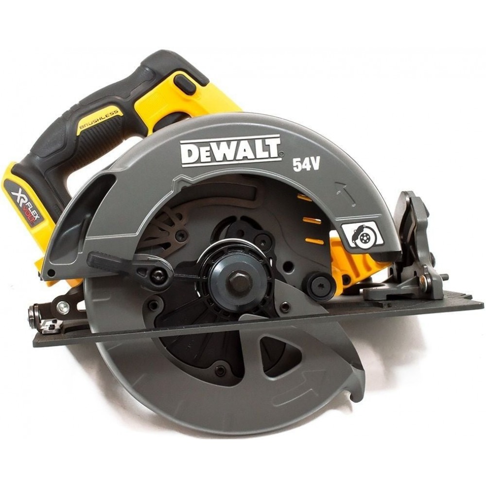 Циркуляр ръчен, акумулаторен, 54 V безчетков, ф190 мм FLEXVOLT™, DeWalt DCS575N