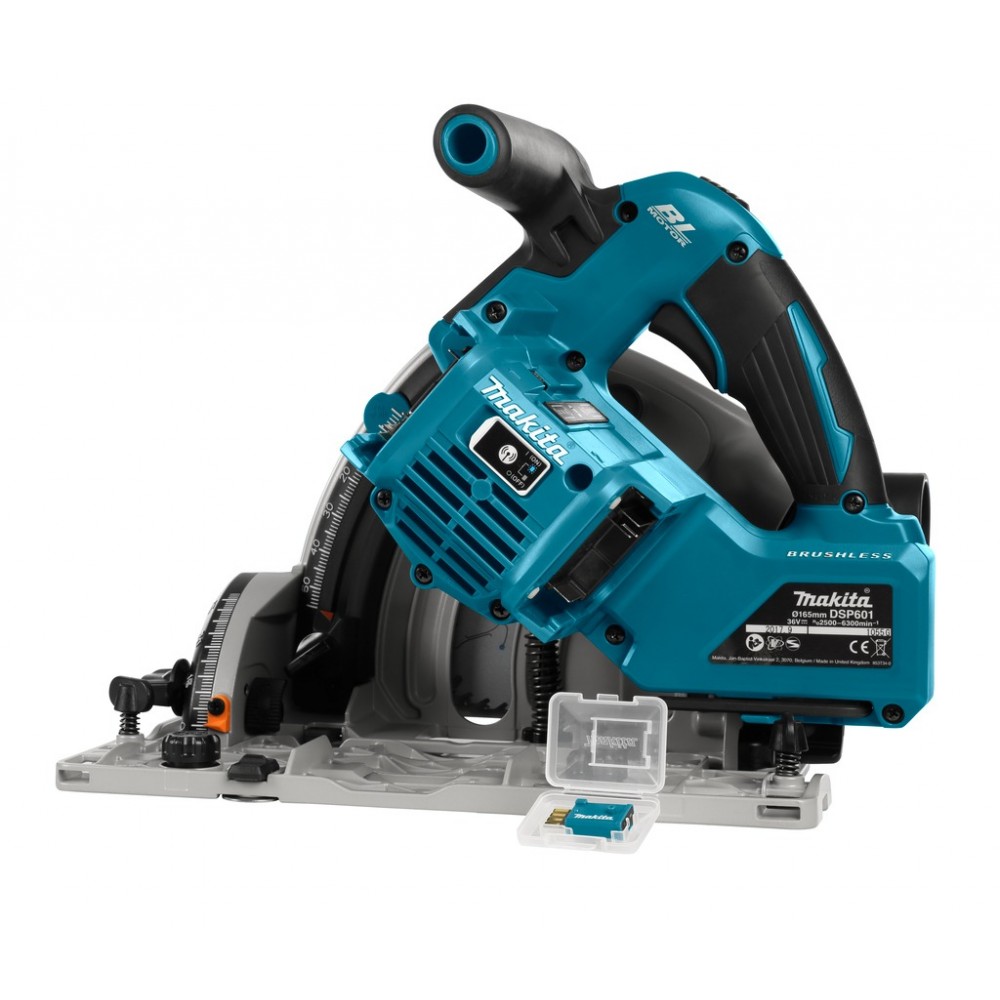 Циркуляр ръчен акумулаторен диск ф 165 мм, 36V, 18 V+18 V, Makita DSP601ZJU