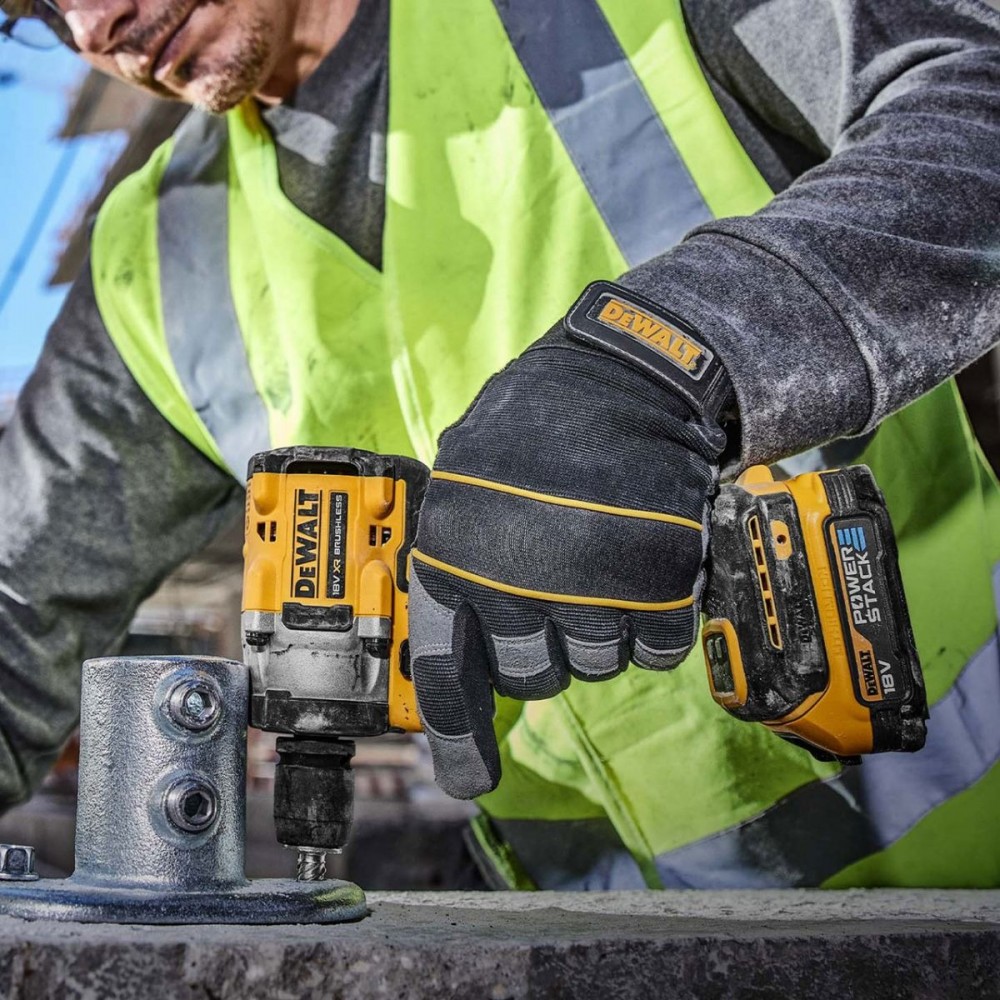 Ударен акумулаторен гайковерт 18V, 406 Nm, 1/2″, DeWalt DCF921H2T