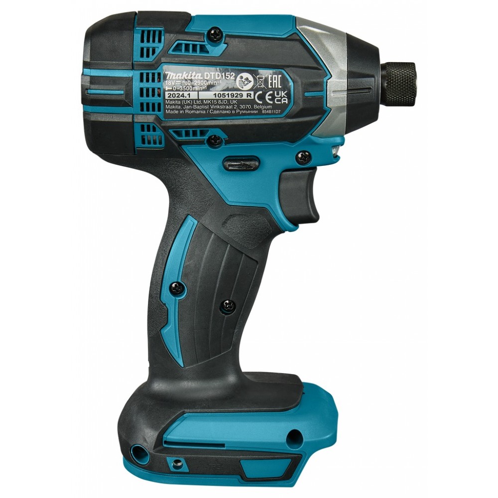 Ударен акумулаторен винтоверт 18 V, 165 Nm , Li-Ion, Makita DTD152Z