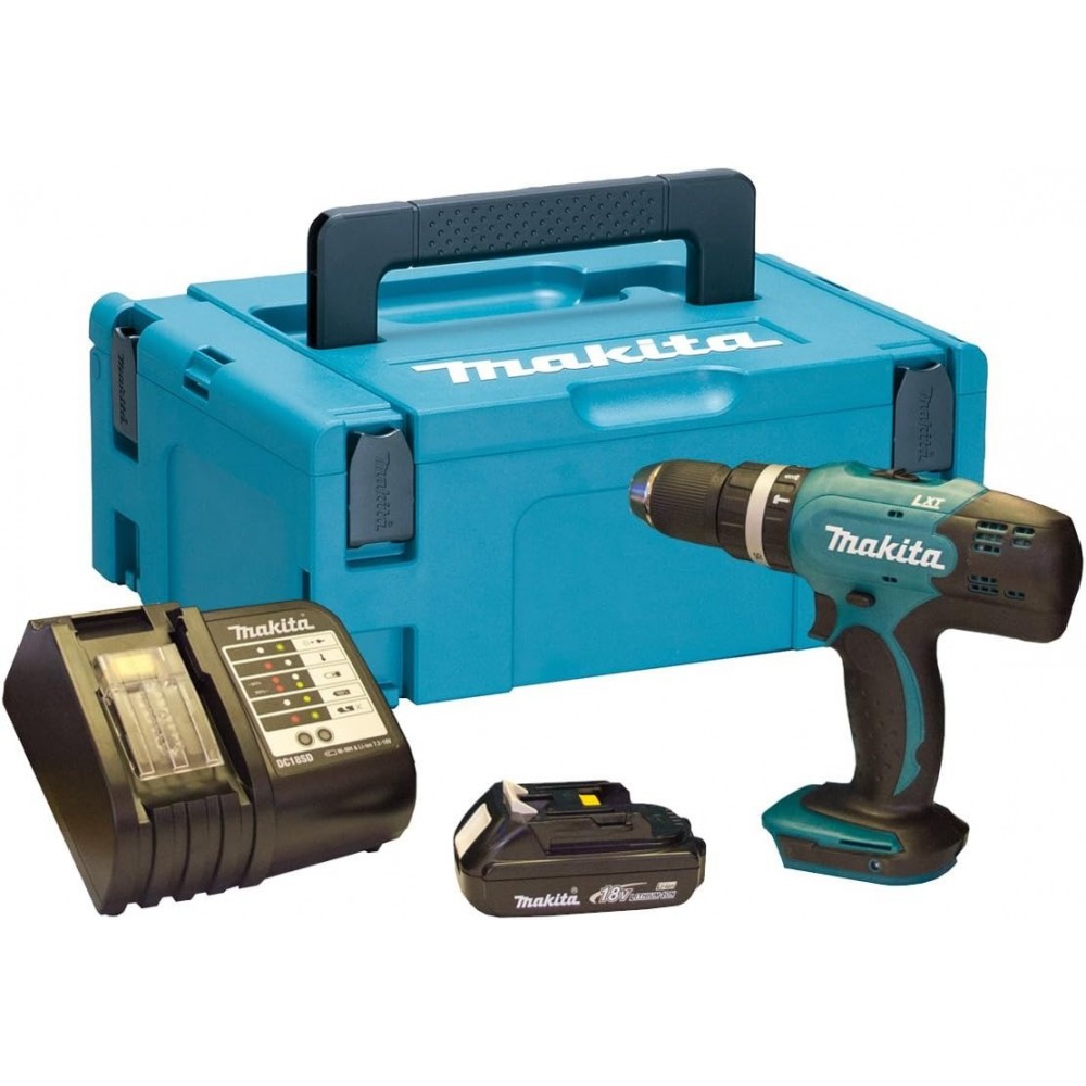 Ударен акумулаторен винтоверт 18V, Makita DHP453SY