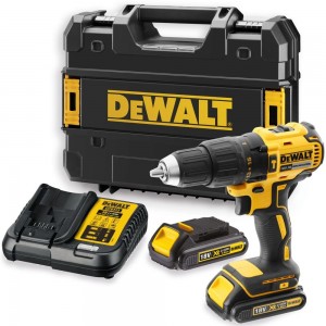 Ударен винтоверт, безчетков 18V, 65Nm, DeWalt DCD778S2T