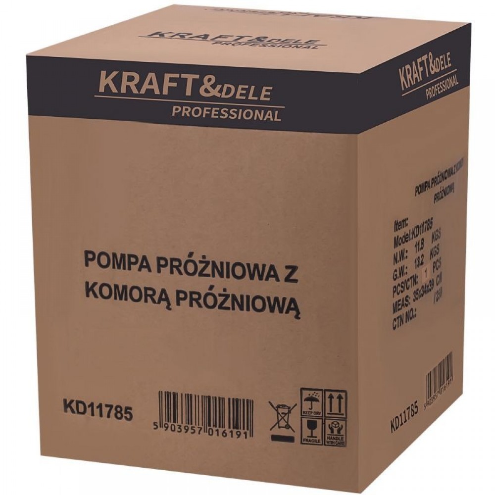 Комплект вакуумна помпа с вакуумна камера 200W - KD11785