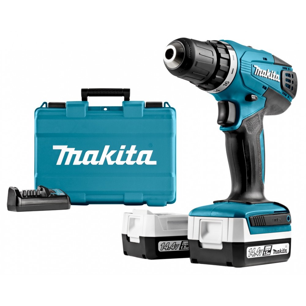 Винтоверт-бормашина, акумулаторен 14.4V, Makita DF347DWE