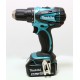 Винтоверт-бормашина, акумулаторен 18V , 2 батерии 4АН , зарядно, Makita DDF456SP1F