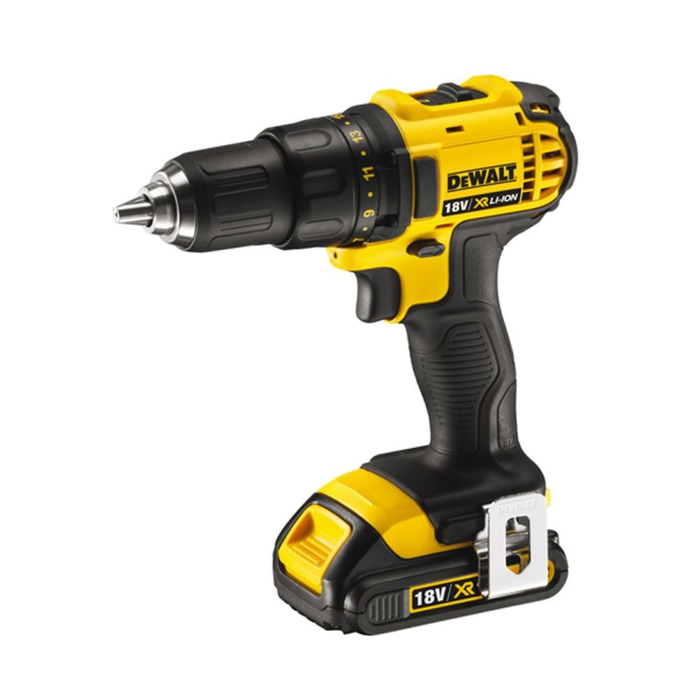 Винтоверт-бормашина, акумулаторен 18V , 2 батерии , зарядно и куфар, DeWalt DCD780C2