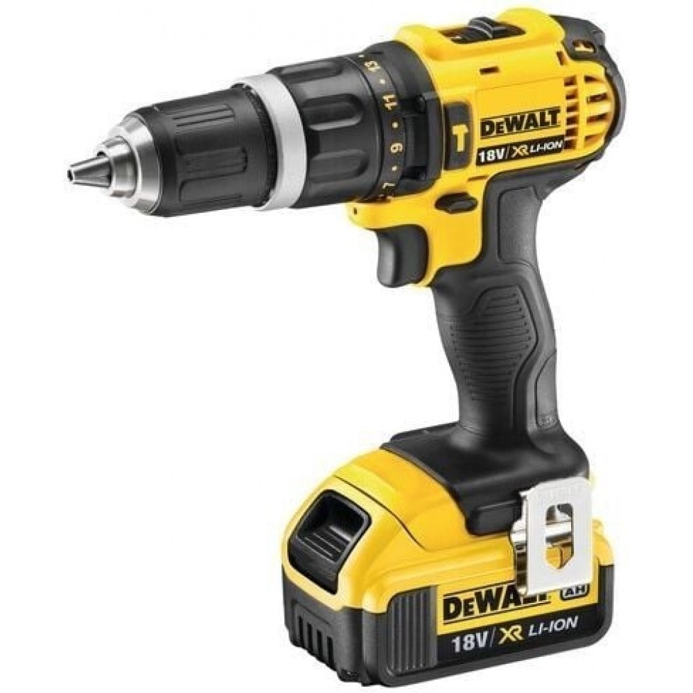 Винтоверт-бормашина, ударен, акумулаторен, комплект 18V, DeWalt DCD785M2