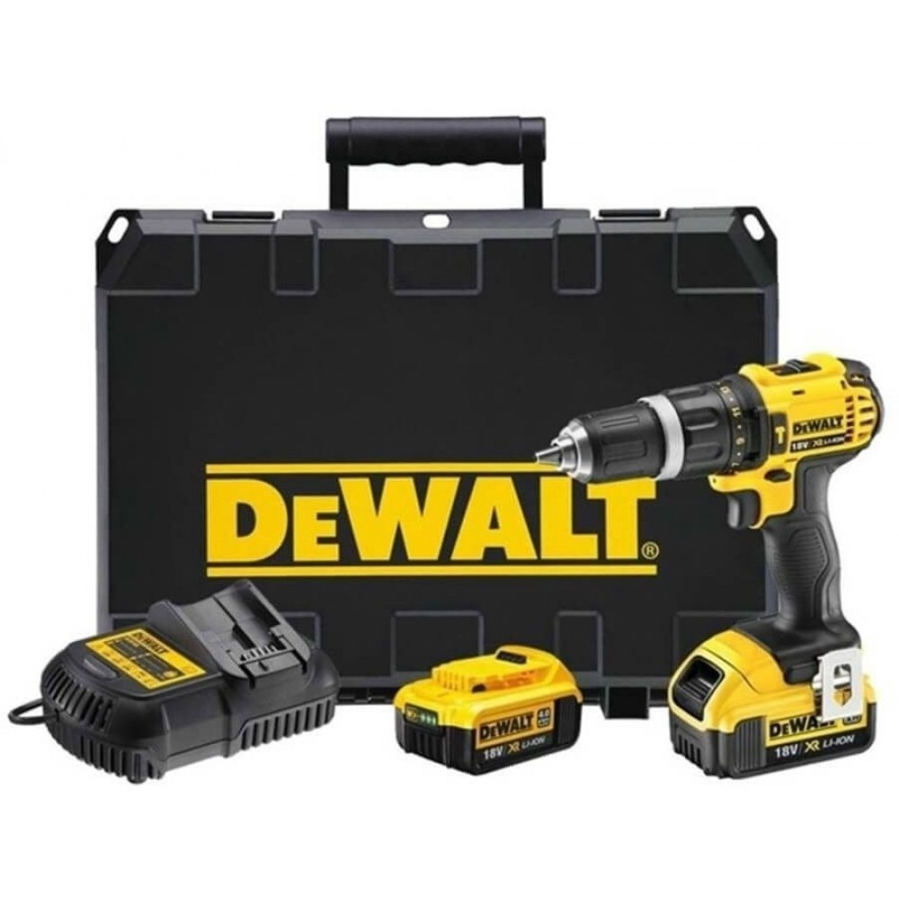 Винтоверт-бормашина, ударен, акумулаторен, комплект 18V, DeWalt DCD785M2