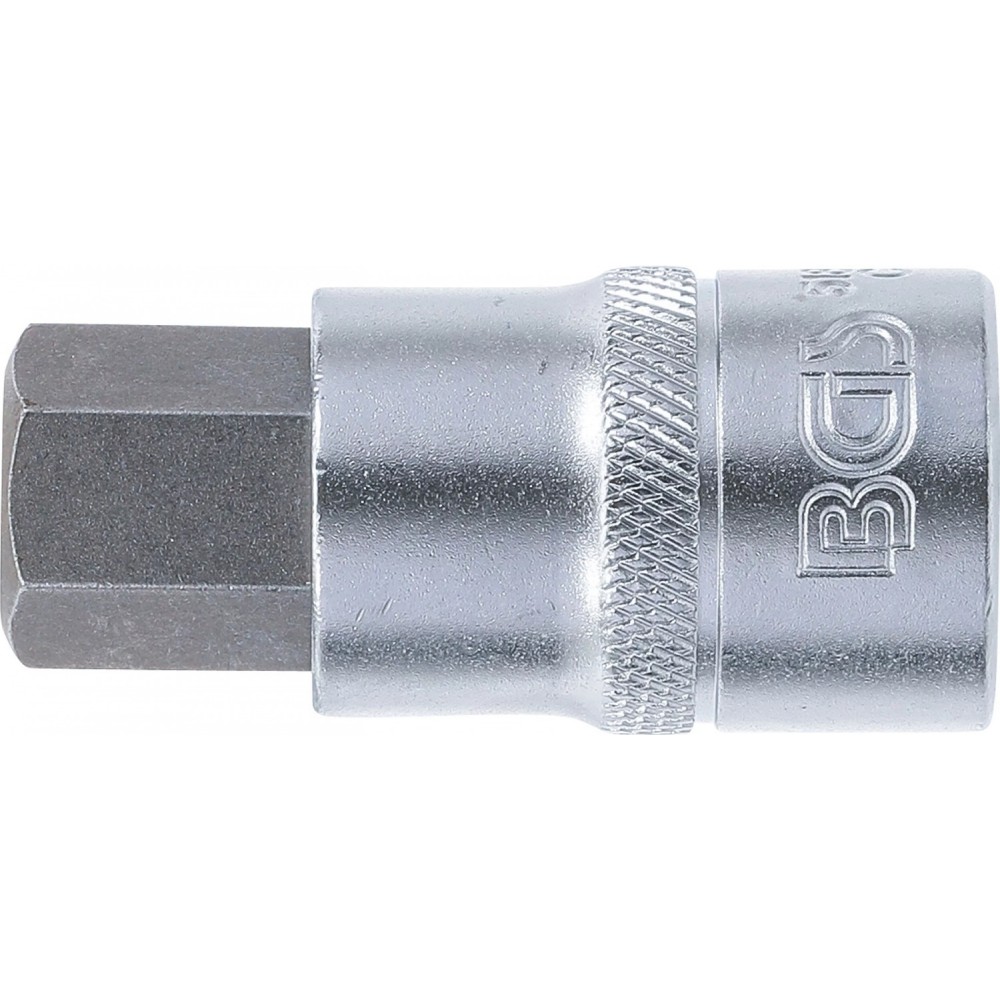 Вложка за битове (1/2"), вътрешен шестостен, 17 мм - BGS5184-H17
