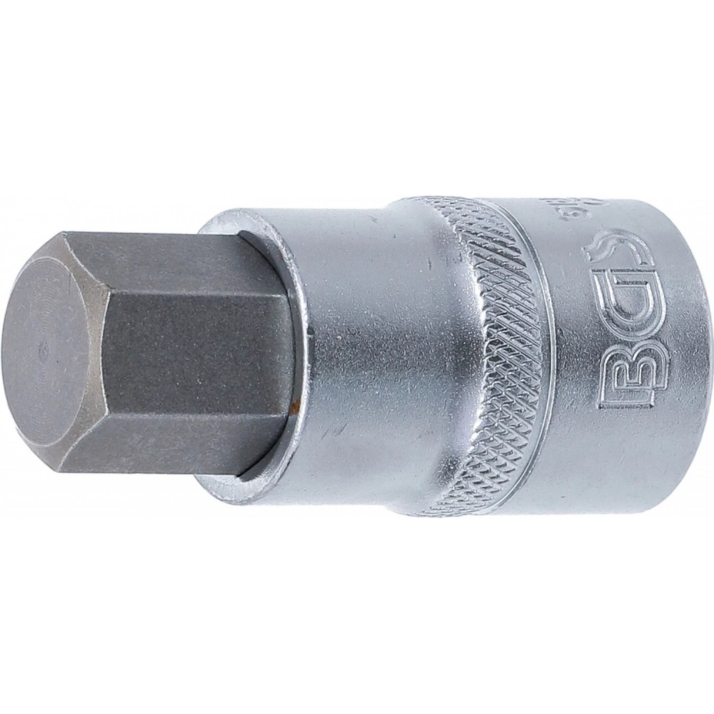 Вложка за битове (1/2"), вътрешен шестостен, 17 мм - BGS5184-H17